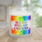 Bespattered Facade Semi-Motivational Glass Candle – "Be a Bad B*tch, Not a Sad B*tch" (11oz)