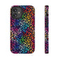 Bespattered Facade Rainbow Paint Splatter Leopard Impact-Resistant Case