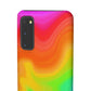 Bespattered Facade Rainbow Heat Map Snap Case