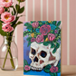 Floral Skull - Greeting Card / Fine Art Print