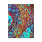 Bespattered Facade Fluid Art Abstract Painting Stretched Matte Canvas Art Prints | Multiple Sizes
