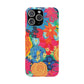 Bespattered Facade Bold Florals Snap Case