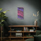 Bespattered Facade Fluid Art Abstract Painting Stretched Matte Canvas Art Prints | Multiple Sizes