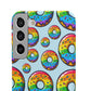 Bespattered Facade Rainbow Sprinkle Donut Snap Case