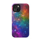 Bespattered Facade Rainbow Universe Impact-Resistant Case