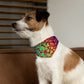 Bespattered Facade Tasty Neons Pet Bandana Collar