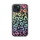 Bespattered Facade Pastel Rainbow Leopard Clear Case