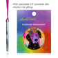 Laurel Burch Violet Dog Porcelain Keepsake Ornament – Flat Ceramic, Gift-Ready