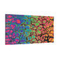 Bespattered Facade Neon Goodness Stretched Matte Canvas Art Prints | Multiple Sizes