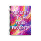 Bespattered Facade Breathe if I'm Your Favorite Spiral Notebook - Lined Pages