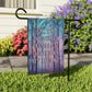 Bespattered Facade "Weather Update" Garden Flag