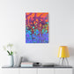 Bespattered Facade Fluid Art Abstract Painting Stretched Matte Canvas Art Prints | Multiple Sizes