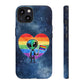 Bespattered Facade Rainbow Extraterrestrial Pride Tough Case