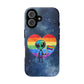 Bespattered Facade Rainbow Extraterrestrial Pride Tough Case