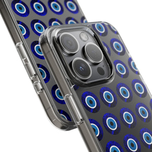 Bespattered Facade Evil Eye Symbol Clear Case