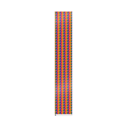 Bespattered Facade Rainbow Ink Circles Wrapping Paper | Three Sizes | Glossy or Matte