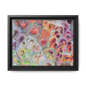 Bespattered Facade Dragon Scales Framed Canvas Art Print | 3 Frame Colors | Multiple Sizes