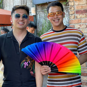 Rainbow Rave Fan (UV)