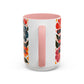 "Come with Me and You'll See..." Rainbow Flowers Mug | Eight Colors | 11oz or 15oz