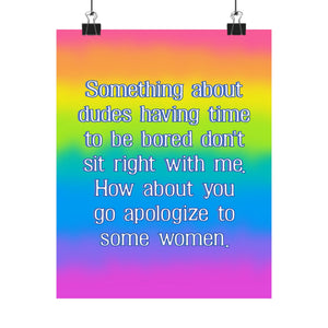 Bespattered Facade "Doesn't Sit Right With Me" Giclée Archival Matte Paper Prints