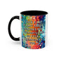 Bespattered Facade Tuesdays Can Go Fuck Themselves Colorful Rainbow Mugs | Eight Colors | 11oz or 15oz