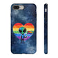 Bespattered Facade Rainbow Extraterrestrial Pride Tough Case