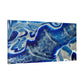 Bespattered Facade Fluid Art Abstract Painting Stretched Matte Canvas Art Prints | Multiple Sizes
