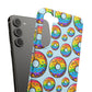 Bespattered Facade Rainbow Sprinkle Donut Slim Case