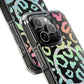Bespattered Facade Pastel Rainbow Leopard MagSafe Clear Impact Case