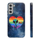 Bespattered Facade Rainbow Extraterrestrial Pride Tough Case