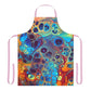 Bespattered Facade Intergalactic Rainbow Tie-Back Canvas Apron