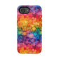 Bespattered Facade Rainbow Ink Circles Tough Case