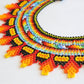 Embera Necklace Collar Flame
