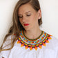 Embera Necklace Collar Flame