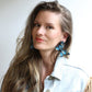 Butterfly Blue Embera Earrings