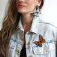 Butterfly White Embera Earrings