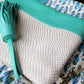 Pearl Snakeskin Clutch