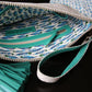 Pearl Snakeskin Clutch