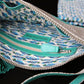Pearl Snakeskin Clutch