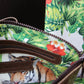 Brown Snakeskin Clutch