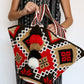 Tassel Tote Red