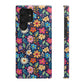 Bespattered Facade Colorful Flowers Impact-Resistant Case