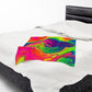 Bespattered Facade Tasty Neons Velveteen Plush Blanket | 3 Sizes