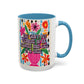 Bespattered Facade Flower Vase Floral Mug | Eight Colors | 11oz or 15oz