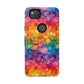 Bespattered Facade Rainbow Ink Circles Tough Case