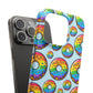 Bespattered Facade Rainbow Sprinkle Donut Slim Case