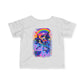 Bespattered Facade Rainbow Eat the Rich Orcas Colorful Retro Infant Fine Jersey Tee