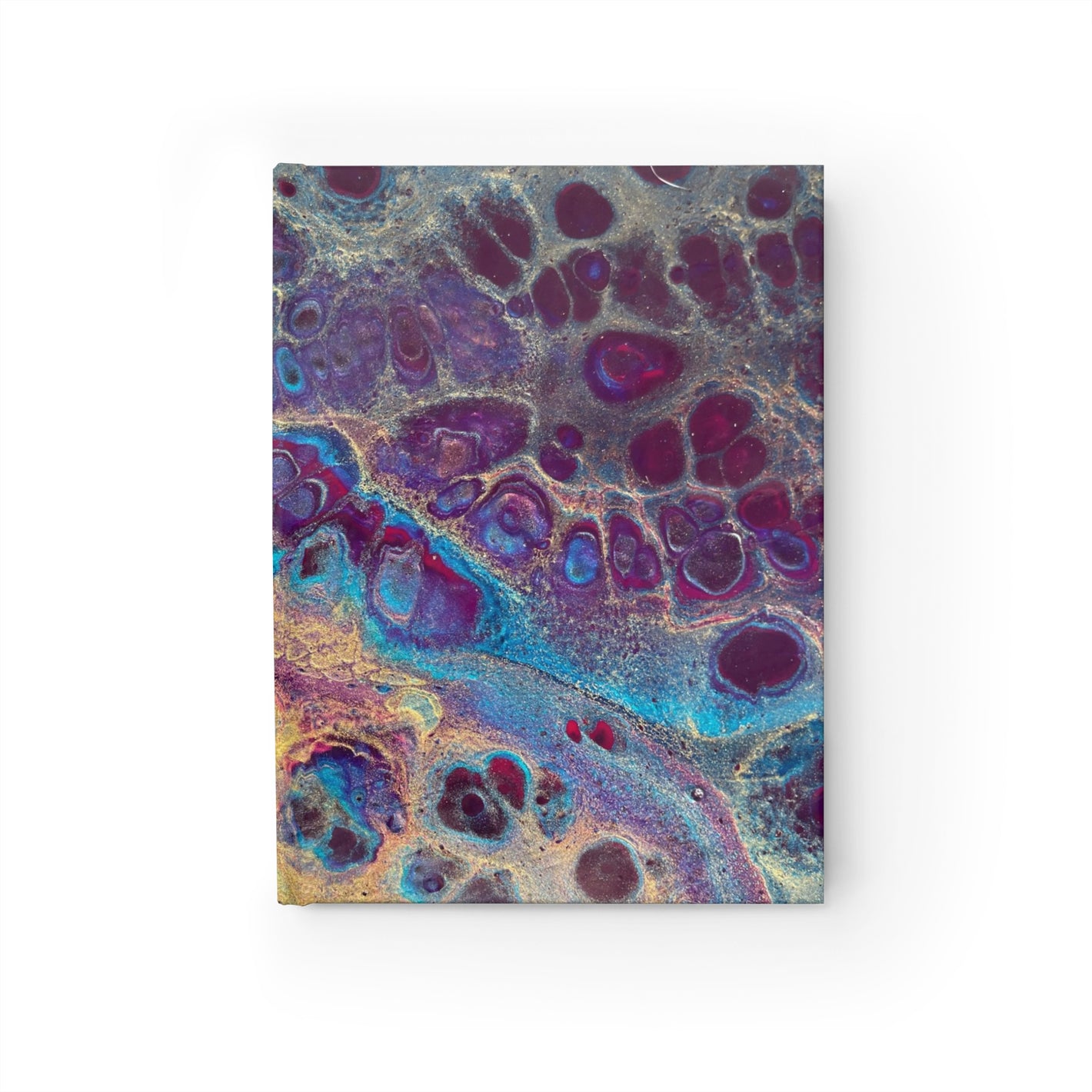 Bespattered Facade Bejeweled Hardcover Notebook - Unlined (Blank) Pages