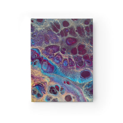 Bespattered Facade Bejeweled Hardcover Notebook - Unlined (Blank) Pages