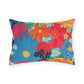 Bespattered Facade Bold Florals UV-Resistant Outdoor Pillows | 4 Sizes